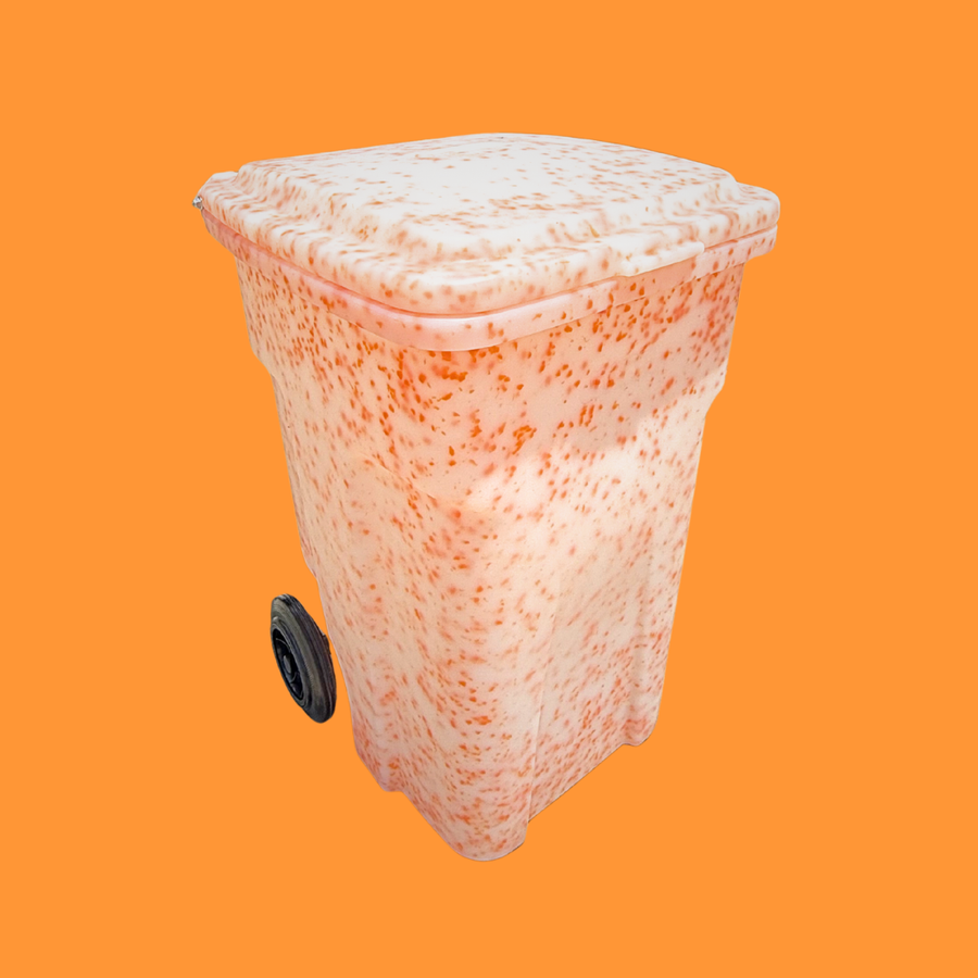 The Rollie Storage Bin | Sherbet Orange - Jellybean Interiors