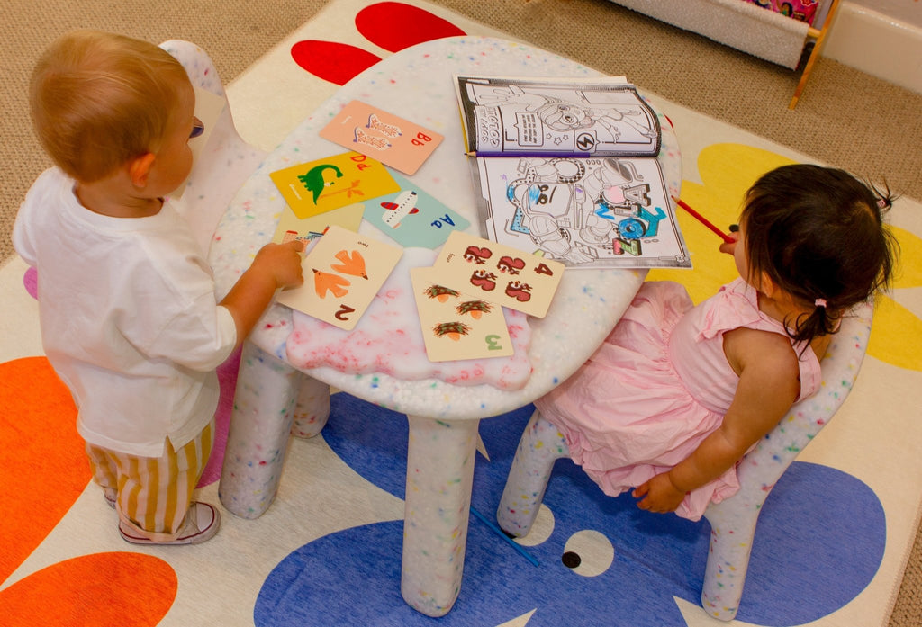 Why the Confetti Table and Chairs Set is the Perfect Playroom Addition - Jellybean Interiors