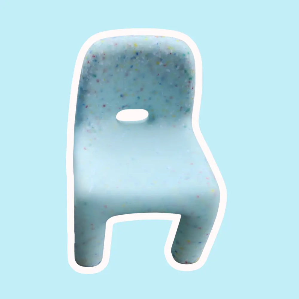 LIght blue Confetti Kids  Chair Jellybean Interiors