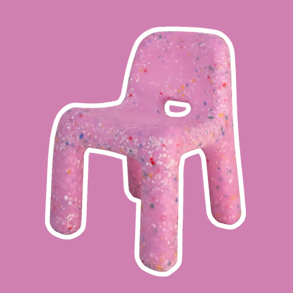 Hot pink Confetti Kids Chair Jellybean Interiors