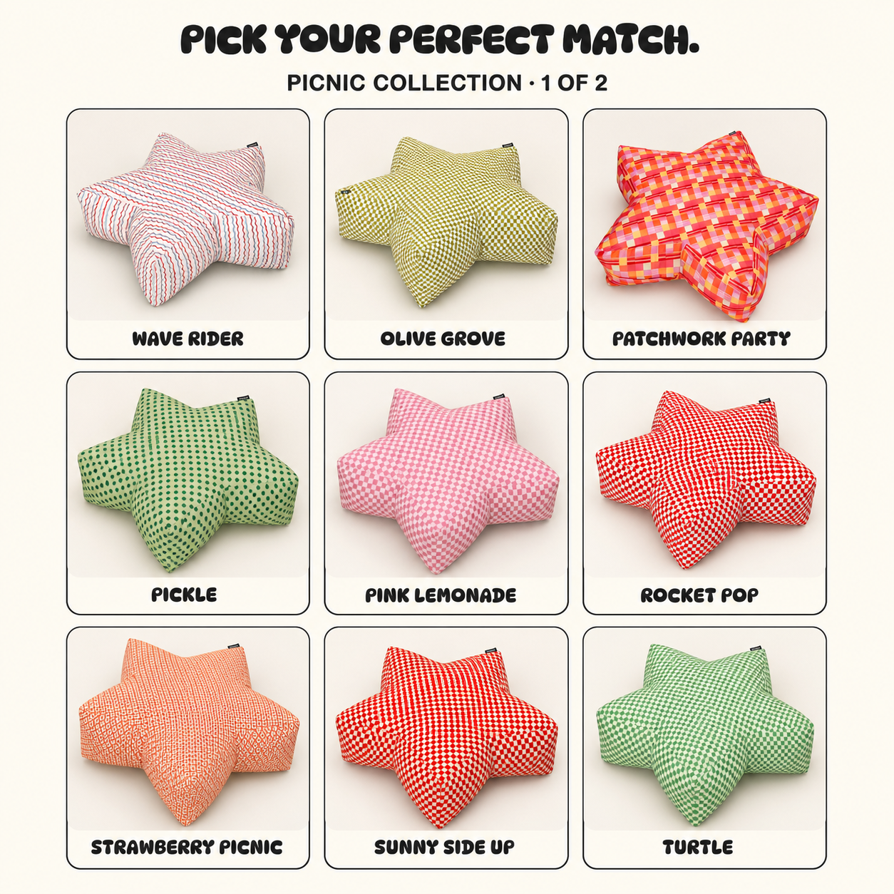 Цвета обложки серии Picnic Collection SuperStar, страница 1 из 2