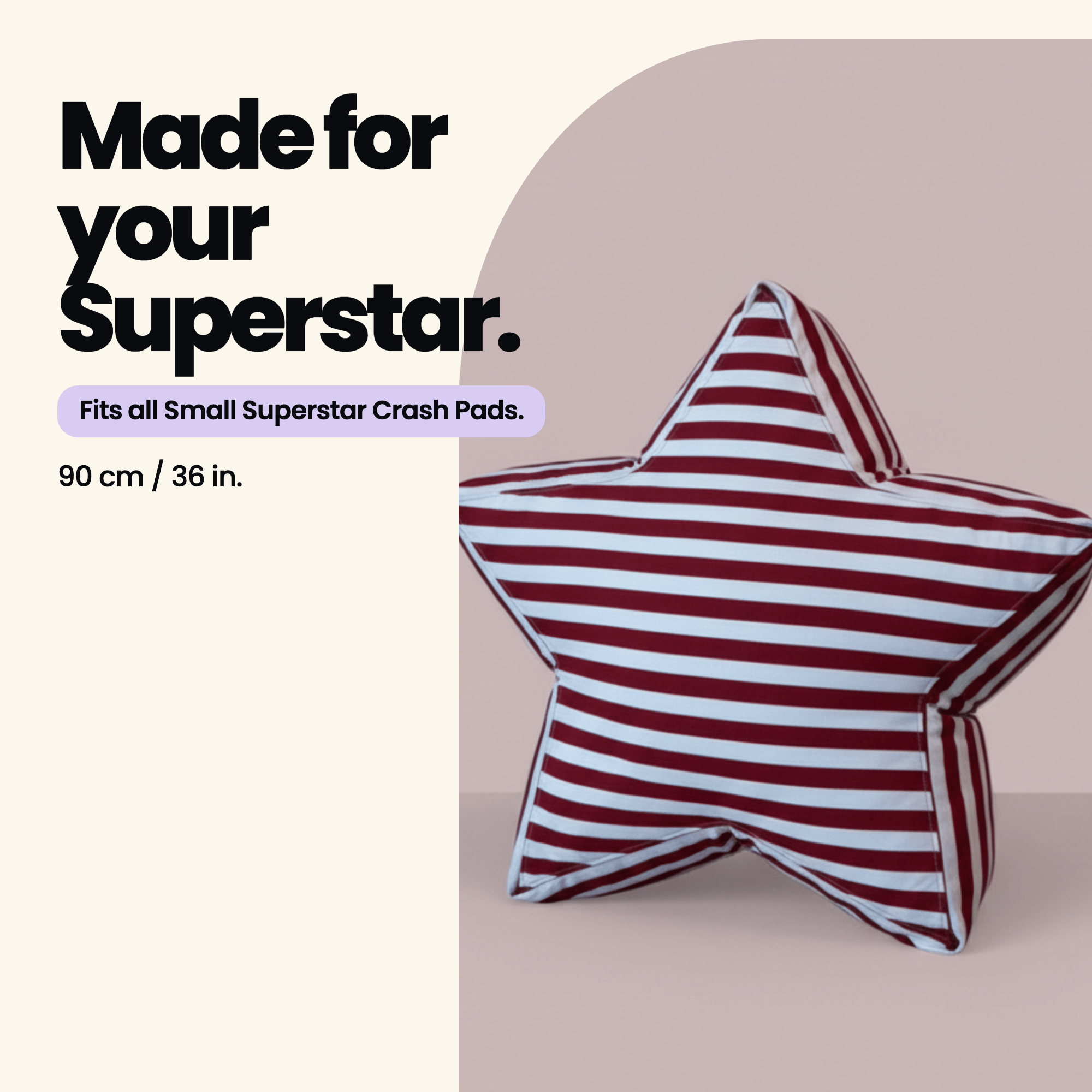 SuperStar cover designed to fit Small SuperStar Crash Pads